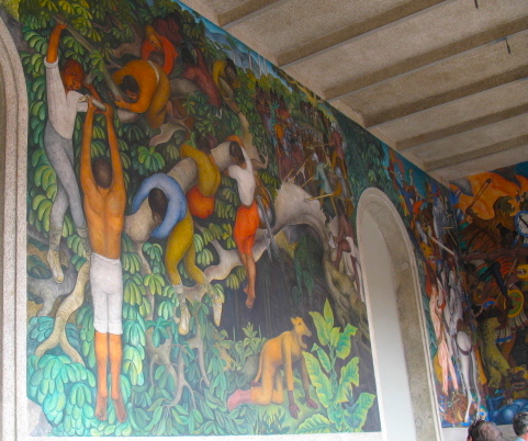 Mural at Palacio de Cortez