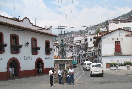 entering the silver city of Taxco