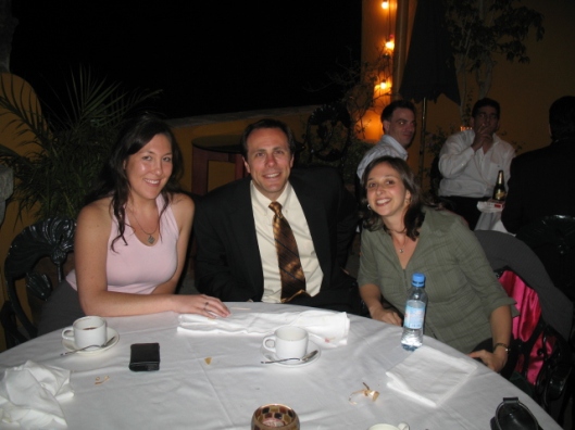 Denise, Chris and Randi at the Sirenas Restaurant