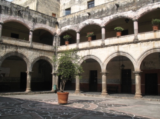 the monastery adjacent to Cuernavaca Cathedral