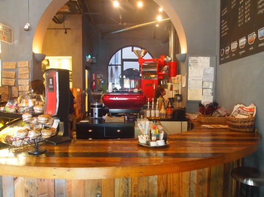 Coffee machine in Cuatro Sombras