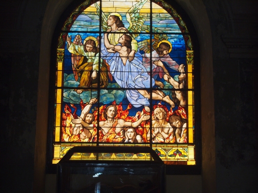 Stained glass in Catedral de San Juan