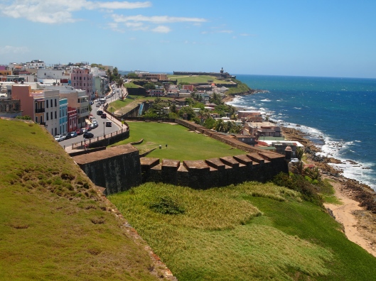 Looking west from the grounds of Castillo de San Cristóbal