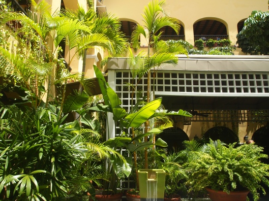 El Convento's courtyard