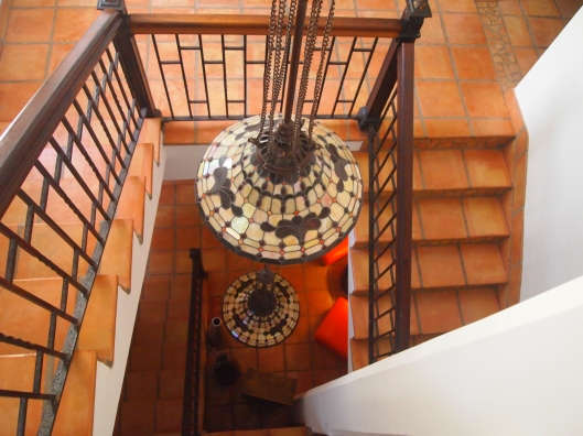 the indoor staircase ~ Acacia Boutique Hotel