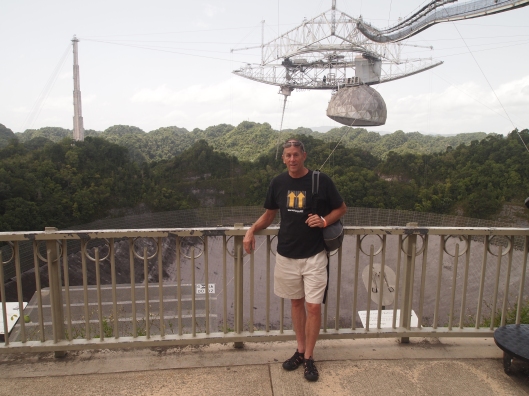 Mike at the Arecibo Observatory