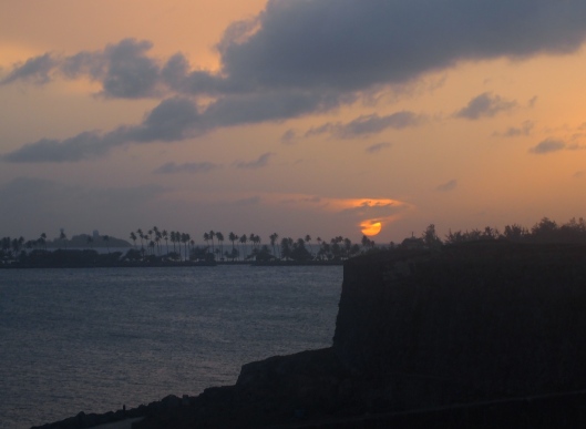 Sunset in Old San Juan